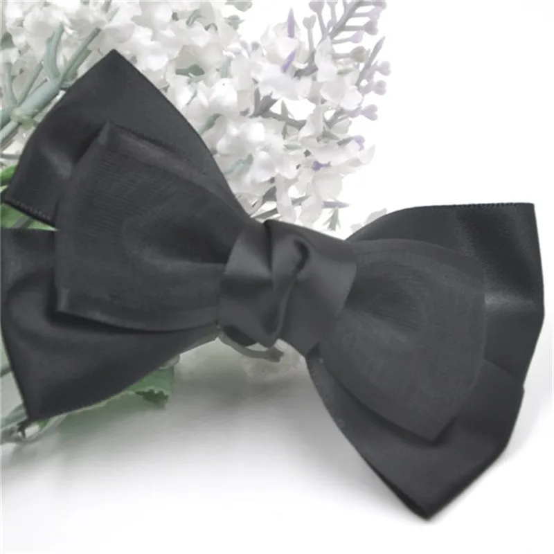 10 шт. большая органза сатин лента бант цветы швейные аппликации 100x70 мм B296 | Дом и