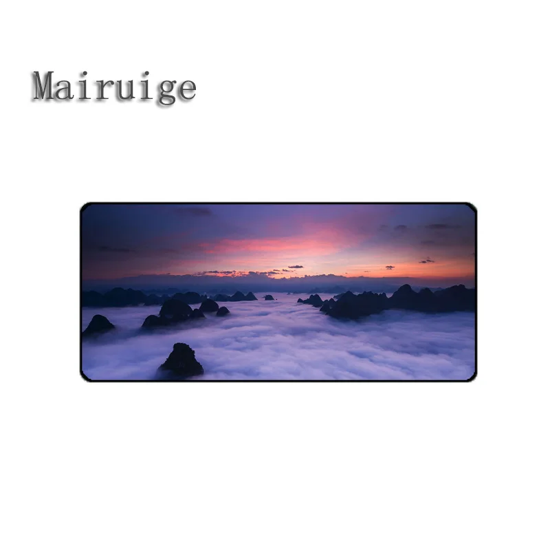 High Quality Hot Selling Mountain In The Fog Scenery Mouse Pad Gaming Mat Speed New Mousepad Large Size | Компьютеры и офис