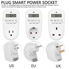 Программируемый таймер на 7 дней, выход обратного отсчета, Электрический цифровая розетка с таймером