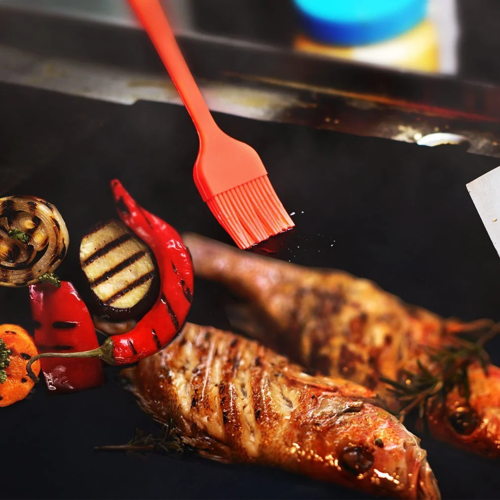1PCS Silicone Liquid Oil Brushes Baking Tray Bread Brush BBQ Barbecue Tools Butter Pastry Tool Random Color | Дом и сад