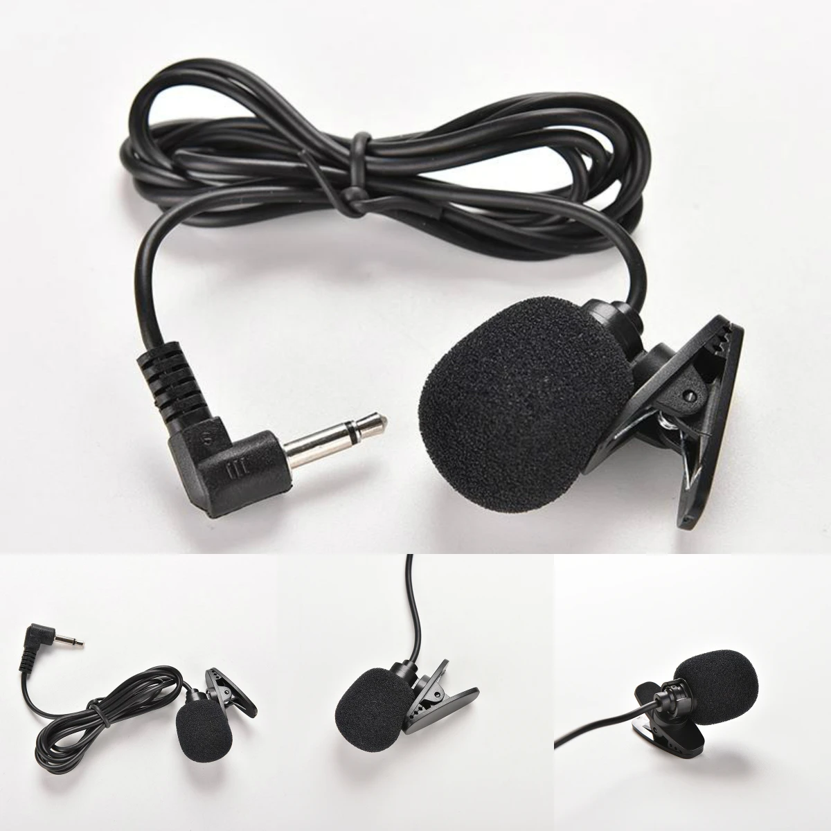 

Universal Portable 3.5mm Mini Headset Microphone Lapel Lavalier Clip Microphone For Lecture Teaching Conference Guide Studio Mic