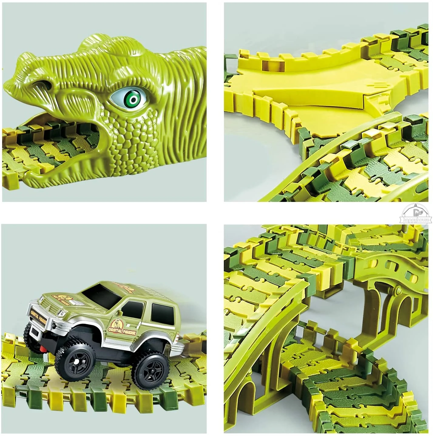 Лидер продаж волшебный трек динозавра железная дорога Игрушечный гоночный Набор