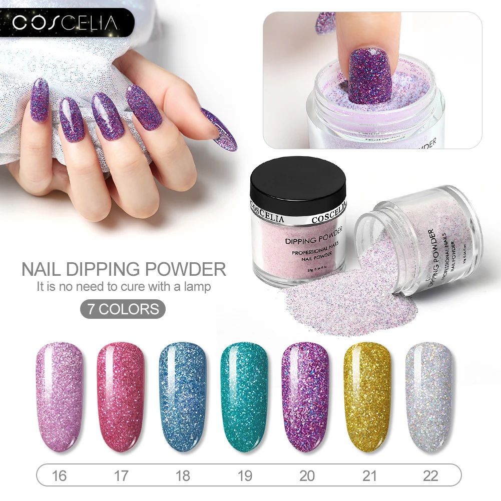 Dipping Powder Nail Glitter Without-Lamp Natural Dry Color French white Dip System Manicure Design Art Dust Shinning | Красота и