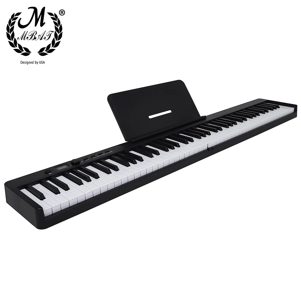 Портативная электронная клавиатура M MBAT 88 ключи электронное пианино