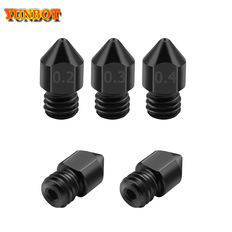 Запчасти для 3D-принтера Reprap MK8 сопло из закаленной стали 1 75 мм 0 2/0 3/0 4/0 6/0 8 3D