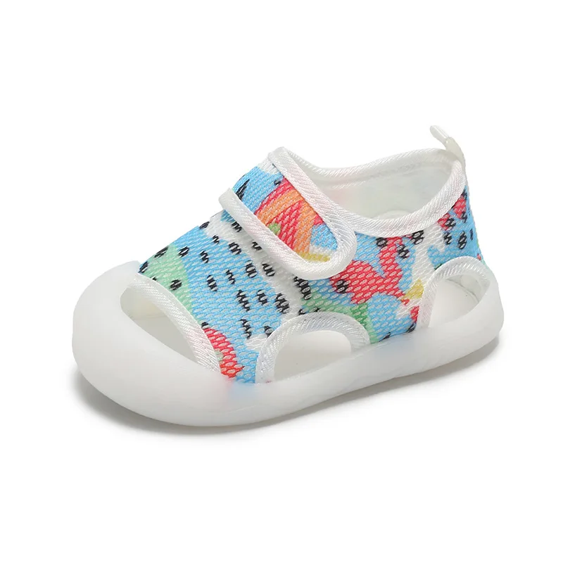 

2021 summer new baby sandals 1-3 years old non-slip soft sole baby shoes boys and girls toddler shoes