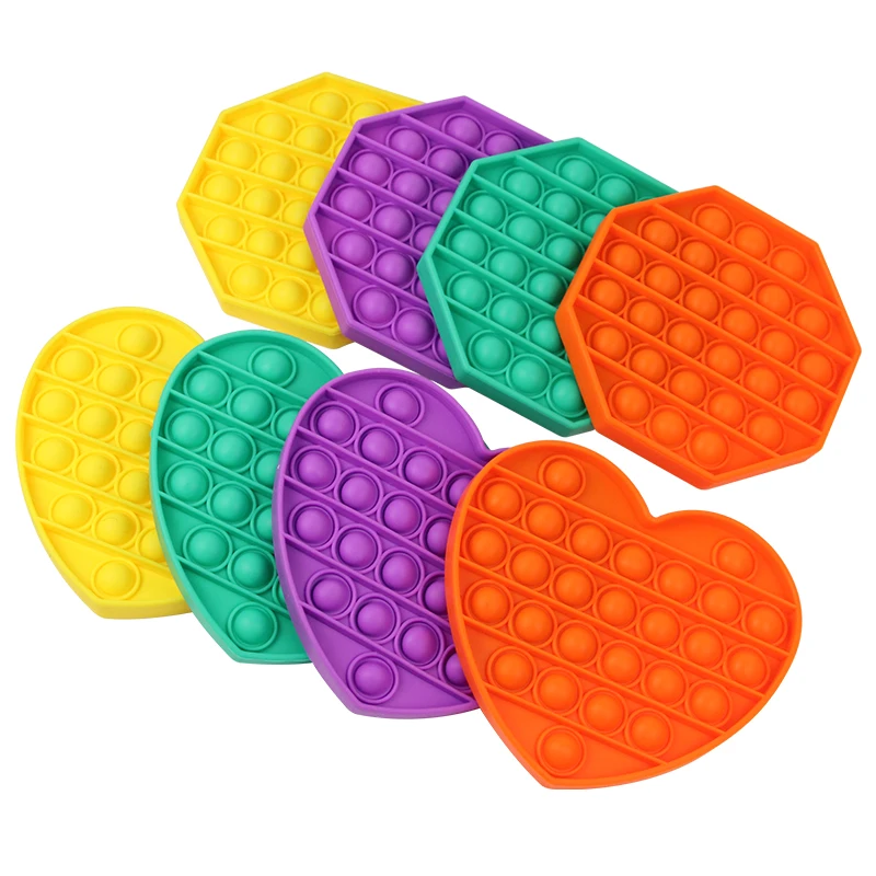 

Push Pops Bubble Sensory Toy Fidget Stress Autism Special Needs Stress Reliever Children Funny Gift Pops It Fidget Toys