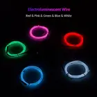 1 шт. светодиодный неоновый светильник светящаяся Гибкая светильник са света Веревка DIY Одежда автомобисветильник s Декоративные декоративные лампы полосы автомобильные запчасти