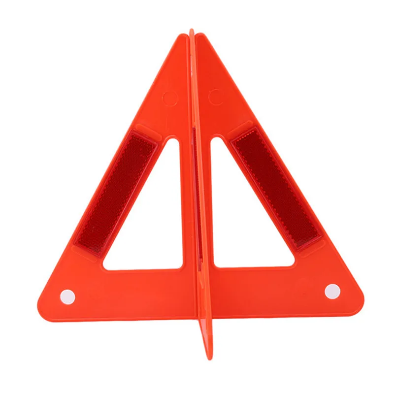 2Pcs Car Warning Triangles Emergency Traffic Signaling Reflective Safety Stop Sign Crossing Detachable Folding |