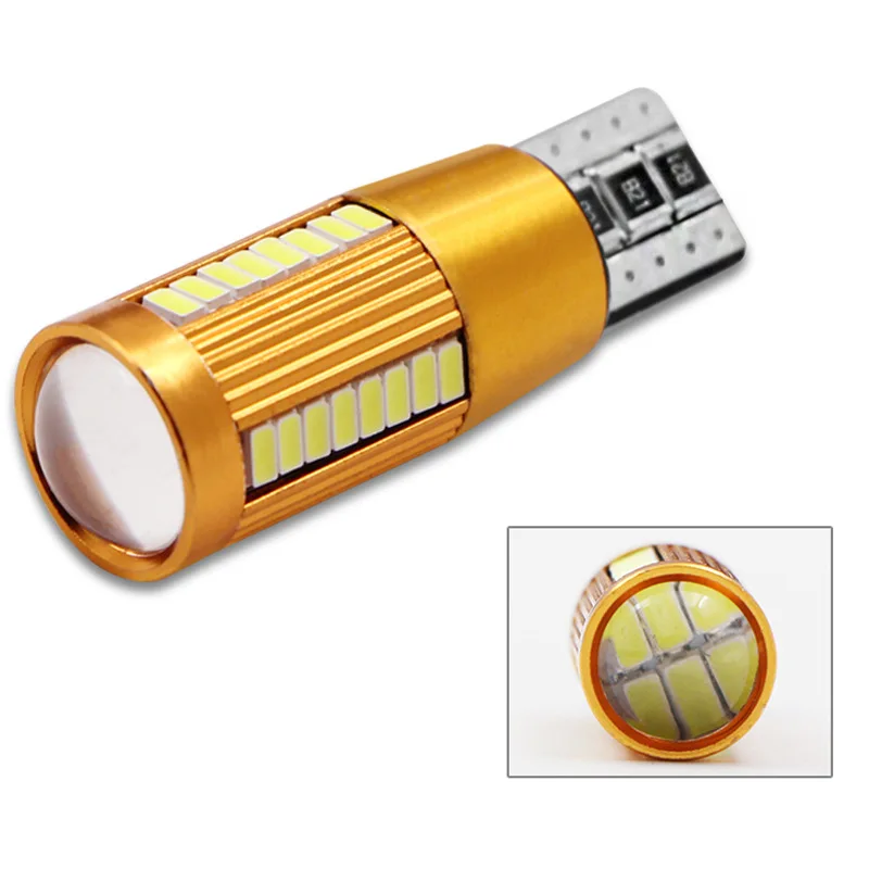 2 шт. T10 Ширина лампы декодирования 3014 38smd автомобильная светодиодная лампа
