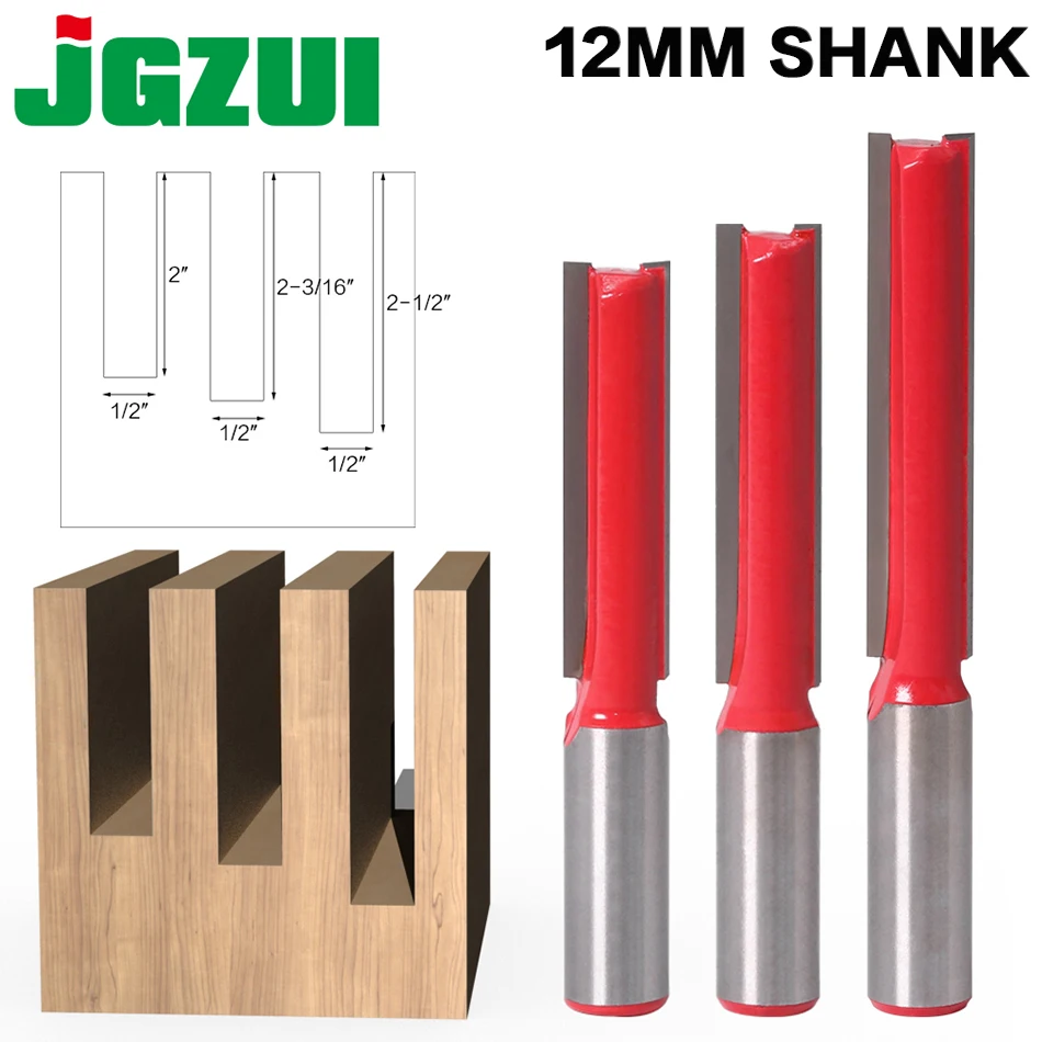 1 прямая/зубчатая фреза диаметром 1/2 дюйма Режущий инструмент для дерева