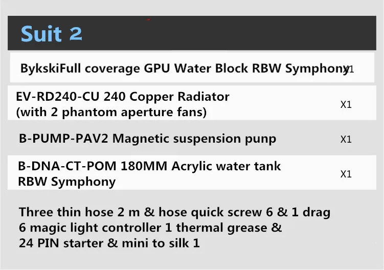 Bykski хост водяное охлаждение комплект cpu+ GPU MOD охлаждающая программа для мягкой трубки 5V RBW освещение