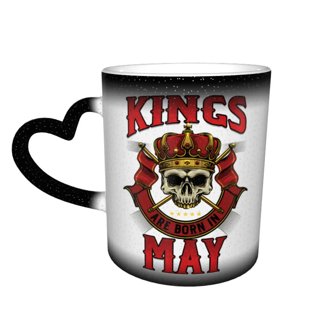 

Born In May Mug Funny Pottery Mug Chat Color Changing Creative Cups
