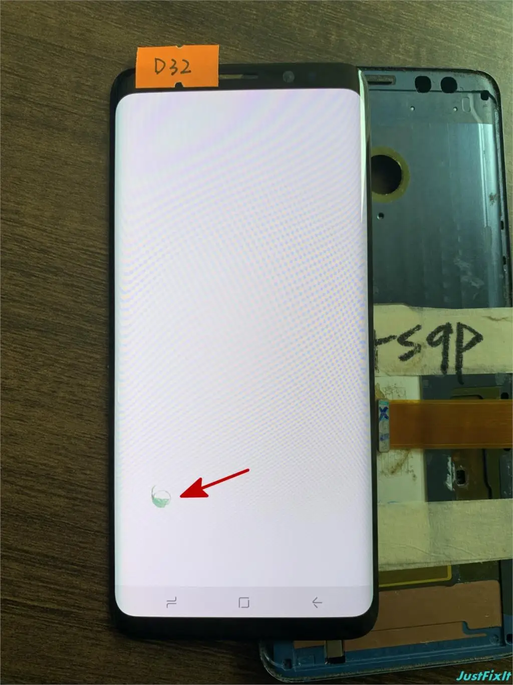 Дефект для samsung Galaxy S9 G960 G960F G960U ЖК-дисплей с сенсорным экраном дигитайзер Super AMOLED - Цвет: D32