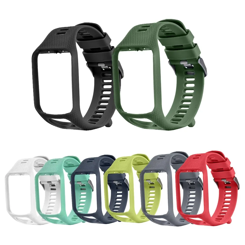 Браслет для TomTom 1, мультиспортивный gps HRM CSS AM Cardio Runner, силиконовый браслет с мягким ремешком