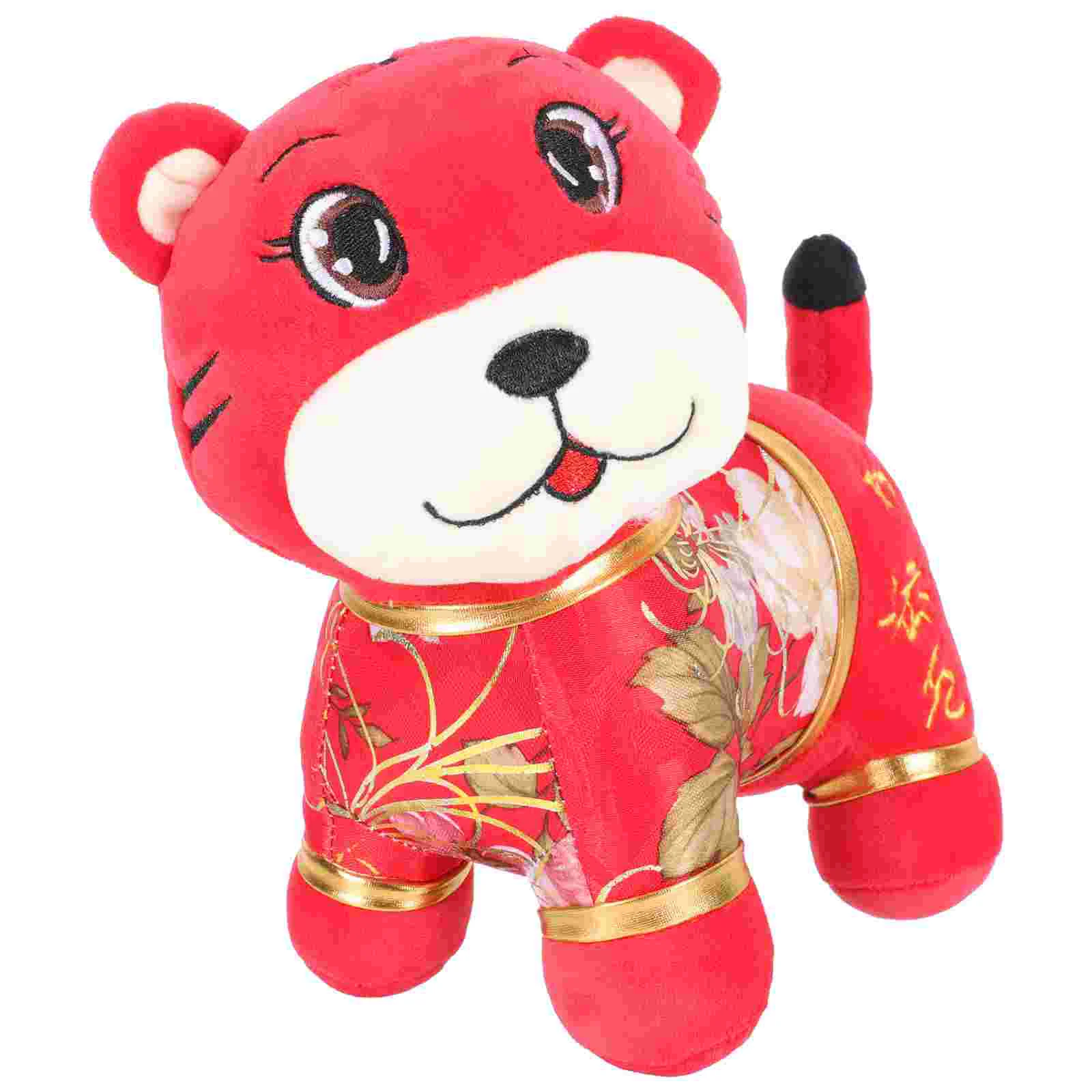 

1 шт. прекрасный кукла-Тигр PP хлопок плюшевый тигр орнамент плюшевая кукла орнамент