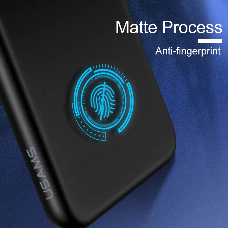 USAMS Matte Case for iPhone 11 Pro Max PP Coque Cover For case 0.55mm Ultra-thin protector soft |