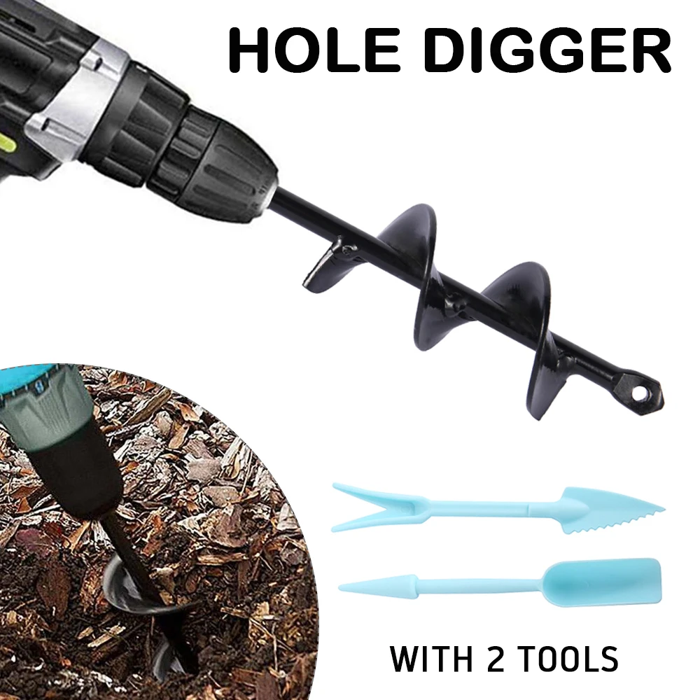 1 шт. земляной буровой экскаватор яма сверло сад плантатор забор сверлильный