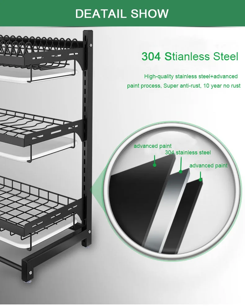 Настенная полка-органайзер NETEL полка для хранения кухонных блюд подвесная