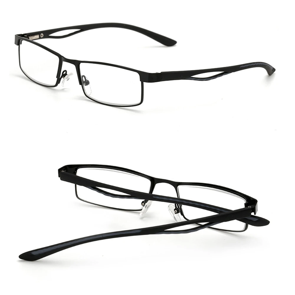 Очки для чтения кошачий глаз мужчин и женщин из металлического сплава в деловом
