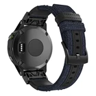 Спортивный нейлоновый ремешок для наручных часов Garmin Fenix 6X 6 Pro 5X 5 Plus 3 HR EasyFit, быстросъемный wirstband 22 мм 26 мм, мужской браслет