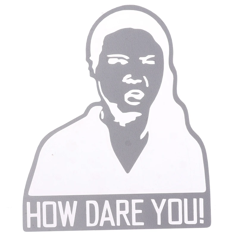 

1pc how dare you funny car stickers Decal drift jdm car sticker Window Decoration