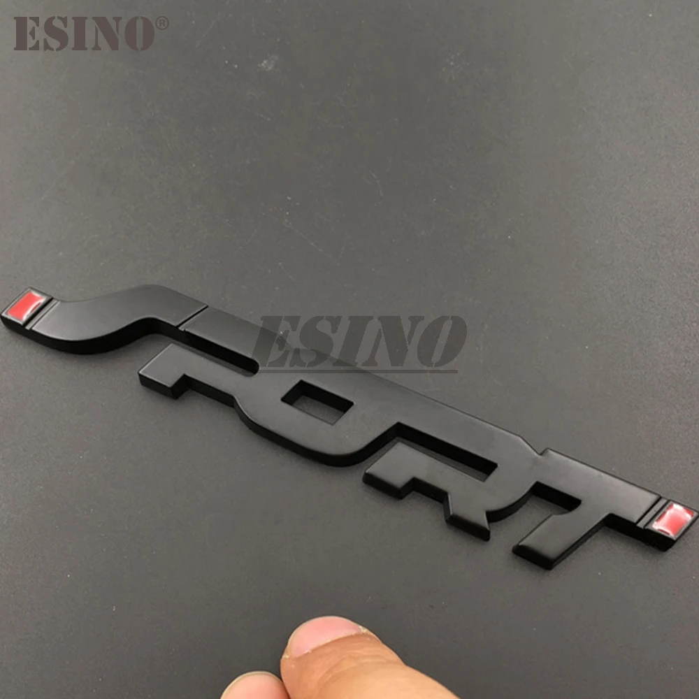 3D спортивный Автомобильный багажник из цинкового сплава эмблема для заднего