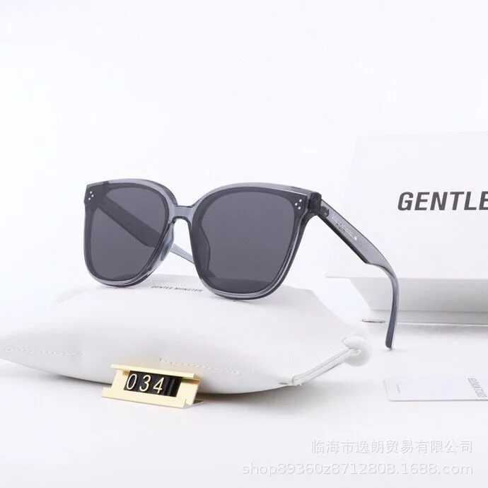 

Designer Gentle Women Men Driving Monster GM RICK Sunglasses Oversized Frame Square Vintage Polarized Sun Glasses Travel Eyewear