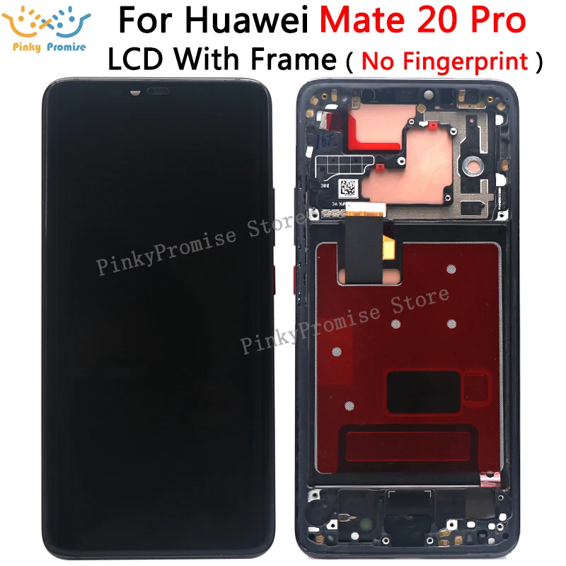 ЖК дисплей 6 39 дюйма для Huawei mate 20 Pro с рамкой сенсорный экран дигитайзер в сборе