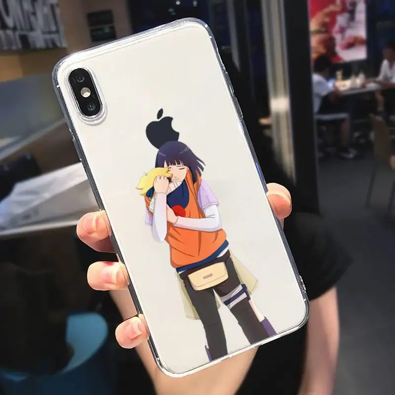 

Hyuga Hinata Naruto Japan anime Phone Case Transparent soft For iphone 5 5s 5c se 6 6s 7 8 11 12 plus mini x xs xr pro max