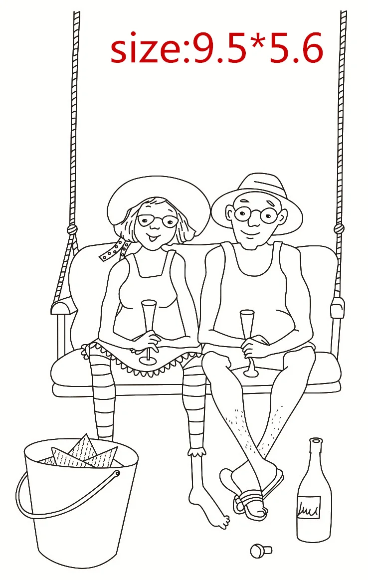 Парные прозрачные штампы с прозрачным узором для скрапбукинга сделай