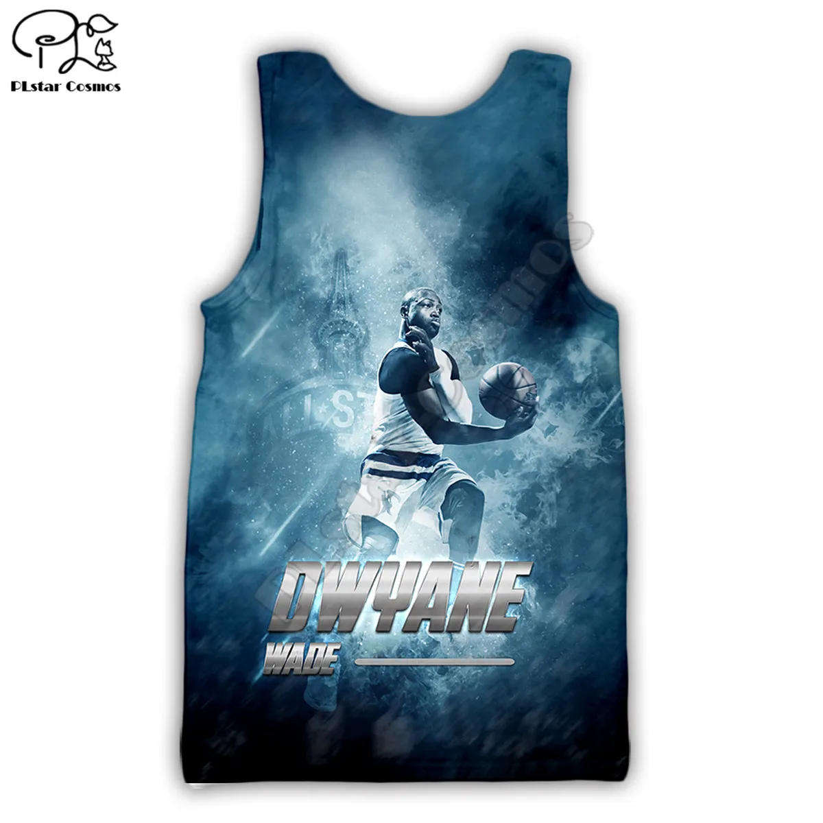 

PLstar Cosmos Stars Wade Funny Streetwear Summer 3D print Casual Sleeveless Tank Top Vest Man's Top A1