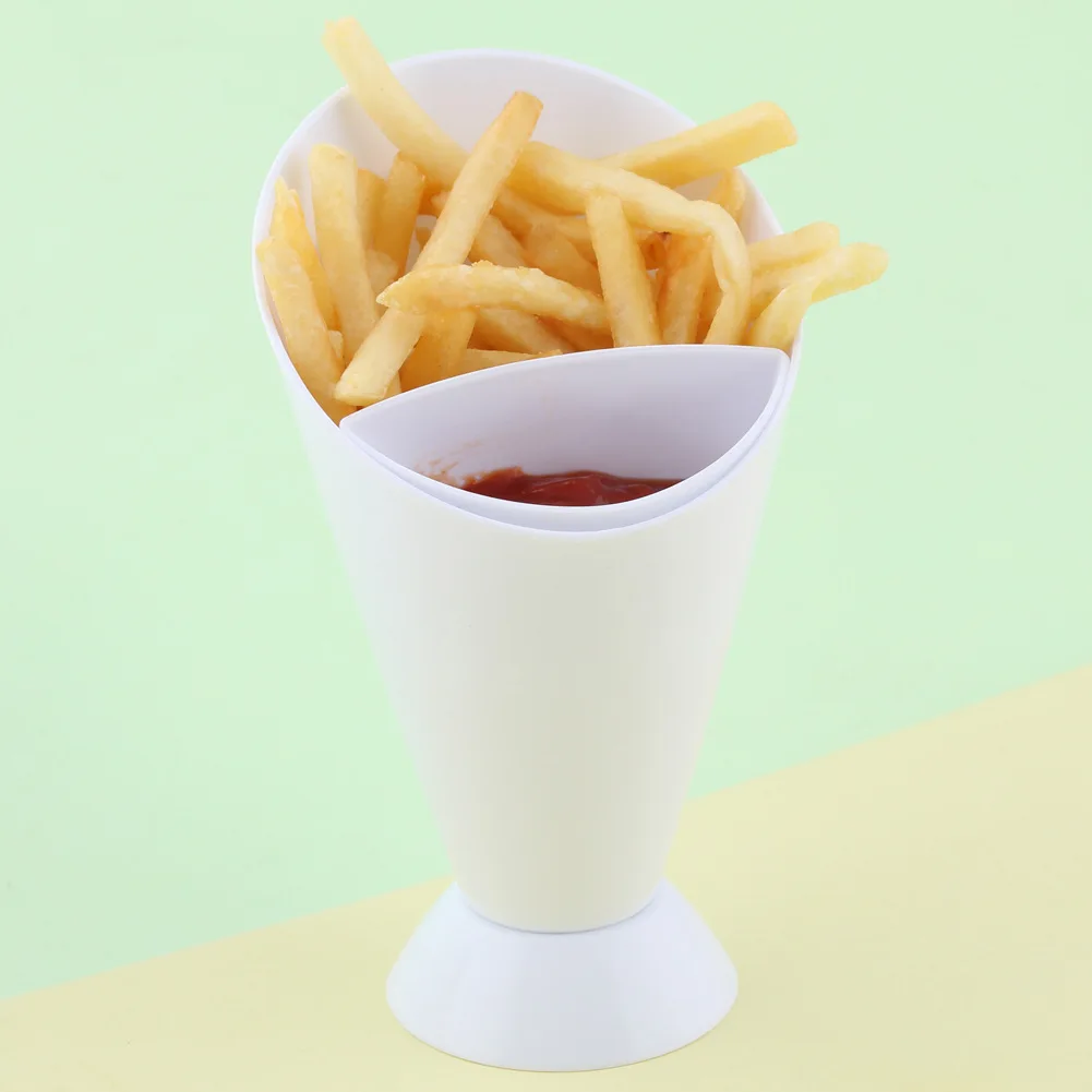 Контейнер для стаканчиков картофеля фри стаканчик закусок подставка салата