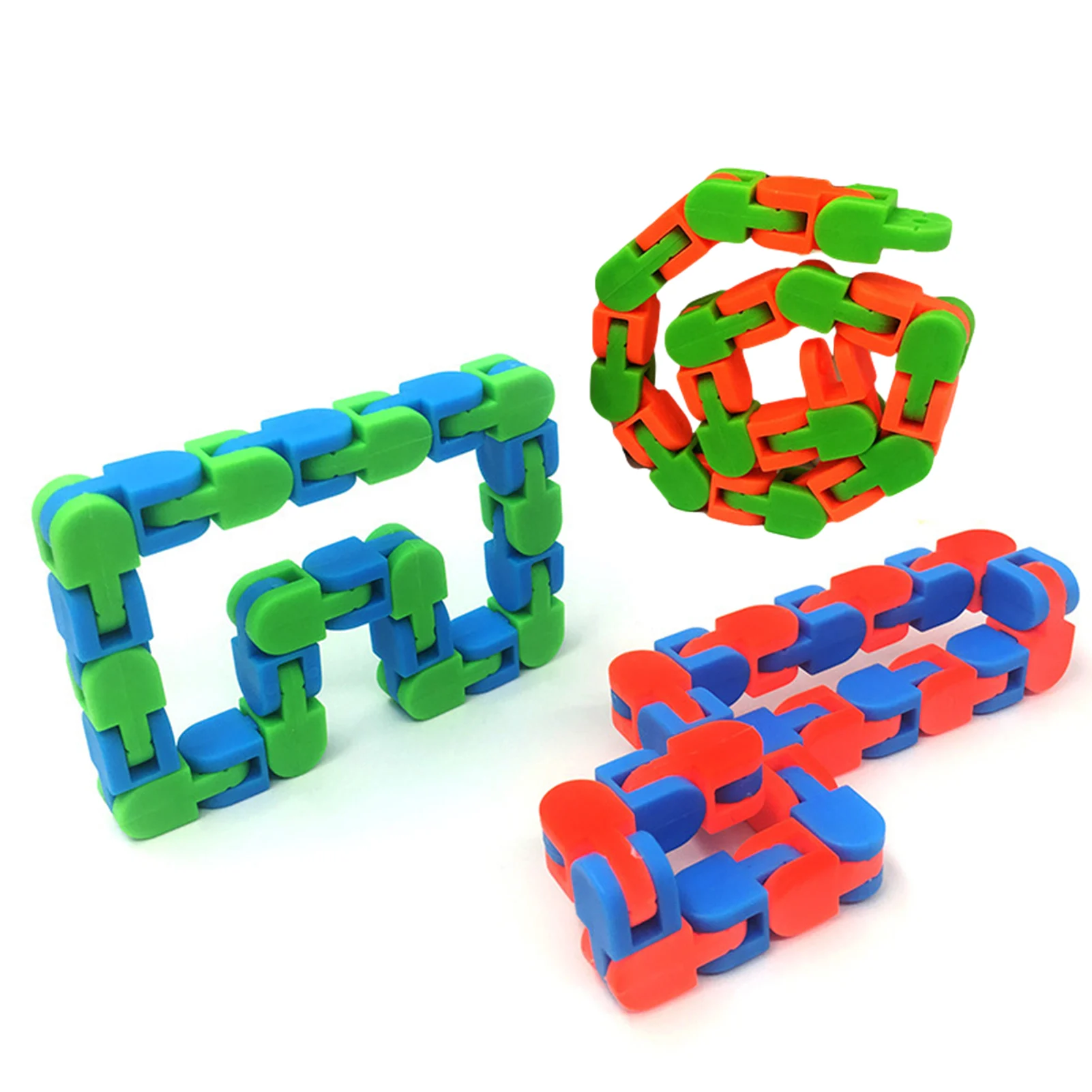 Rompecabezas de serpiente para ni&ntilde;os, 1 Uds., juguete de serpiente para autismo, juguete sensorial cl&aacute;sico, 28CM DH-0