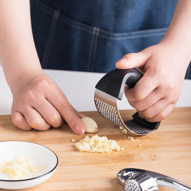 1 шт. Нержавеющая сталь чеснок прессы ручной чесночница измельчения чеснока