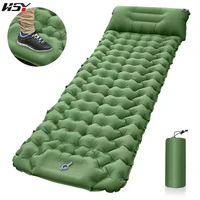 camping sleeping mat self inflatable mattress in tent camping bed ultralight camping air mattress sleeping pad hiking