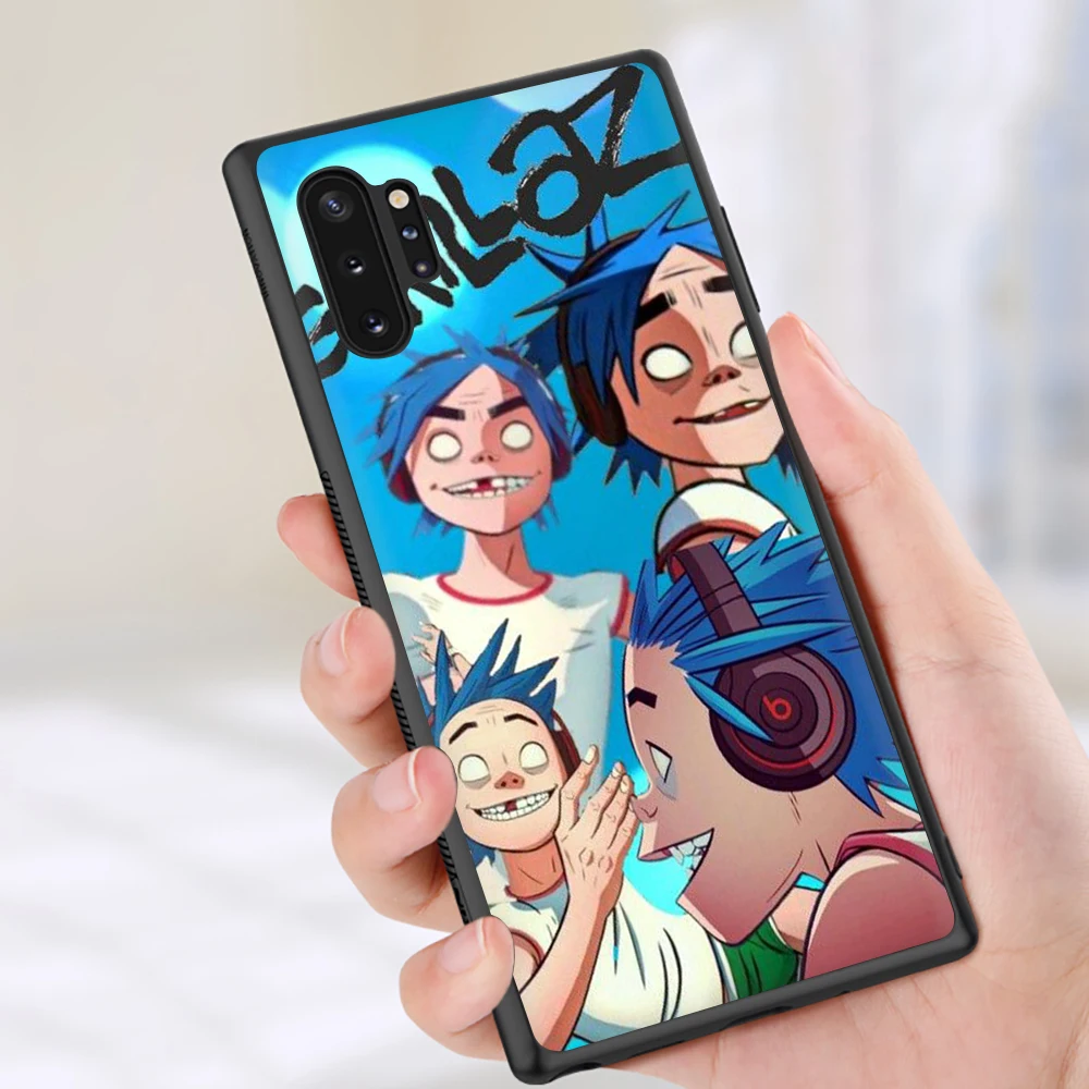 Gorillaz Группа мягкий силиконовый чехол для телефона для samsung S6 S7 край S8 S9 S10e Note 8, 9, 10, плюс M10 20 30 40