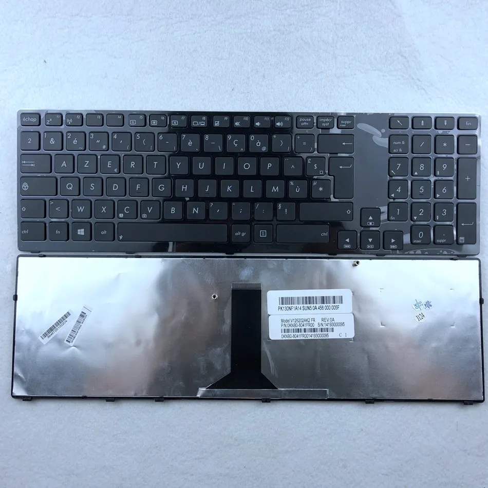 Французский ноутбук с клавиатурой Azerty Клавиатура для ноутбука ASUS K93SV K93 K93SM K95VB K95VJ