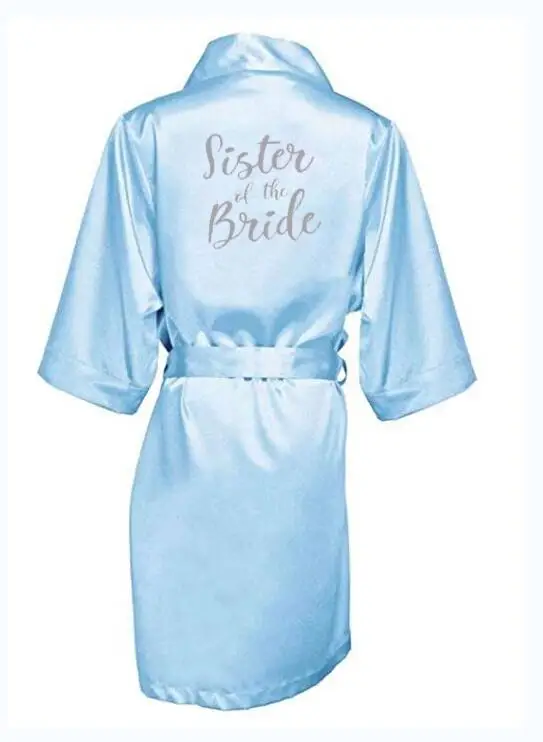 Халат кимоно Женский атласный свадебный подарок для матери невесты и подружки