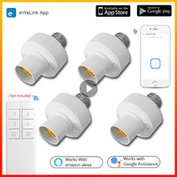 Адаптер для умной лампы Tuya Wi-Fi, держатель для светодиодной лампы E27, голосовое управление, работа с Alexa, Google Home, управление головным освесвети...
