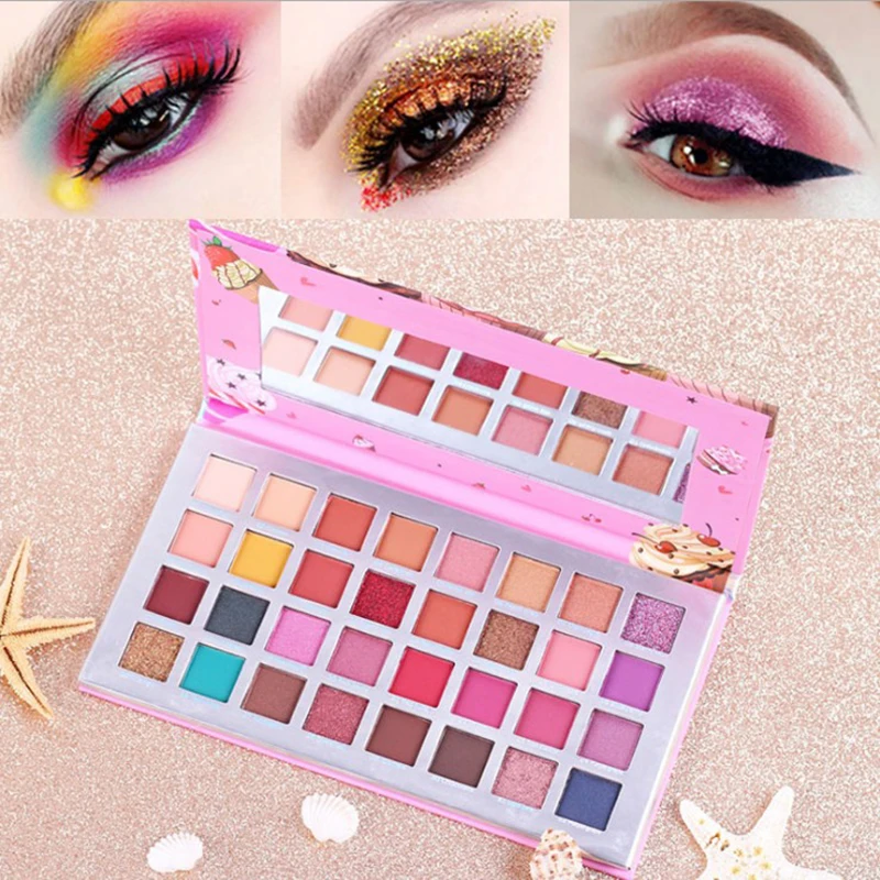 Мороженое макияж многофункциональные тени для век Палитра Водонепроницаемый