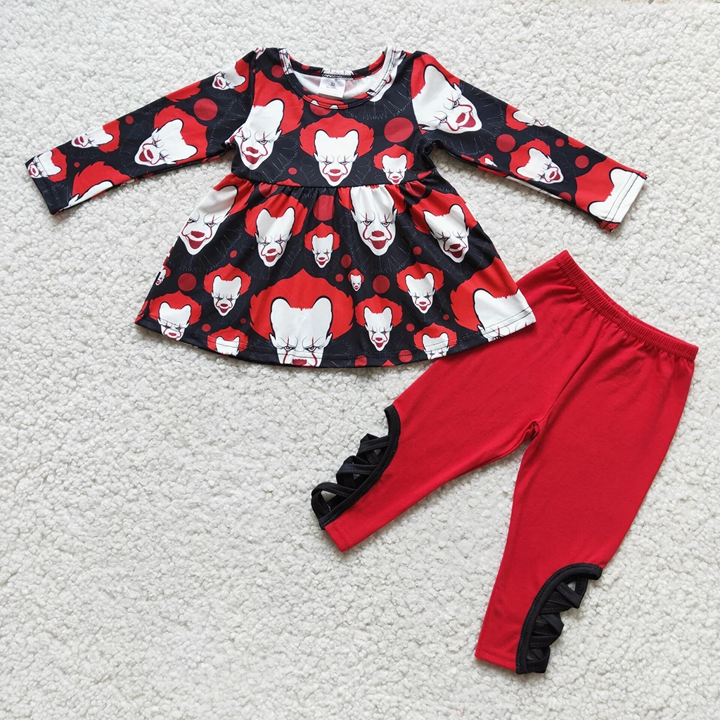 

Fashion Kids Girls Boutique Outfits Halloween Baby Long Sleeve Fall Winter Costume Clothes RTS