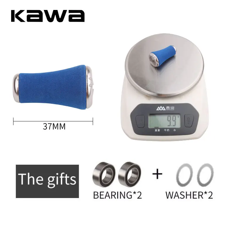 Kawa New Fishing Reel Handle Knob EVA Length 37mm Accessory Weight 9.9g/pc Many Colors For Choose | Спорт и развлечения