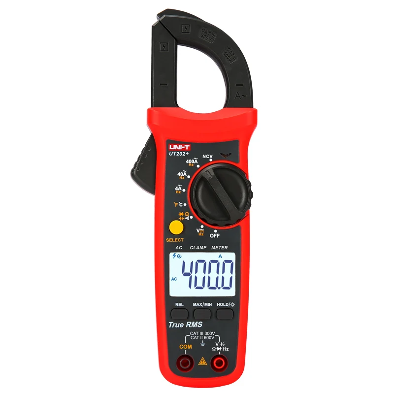 UNI-T AC DC Цифровой клещи мультиметр UT201 + UT202 UT203 ток амперимметрика емкость NCV Ом Hz
