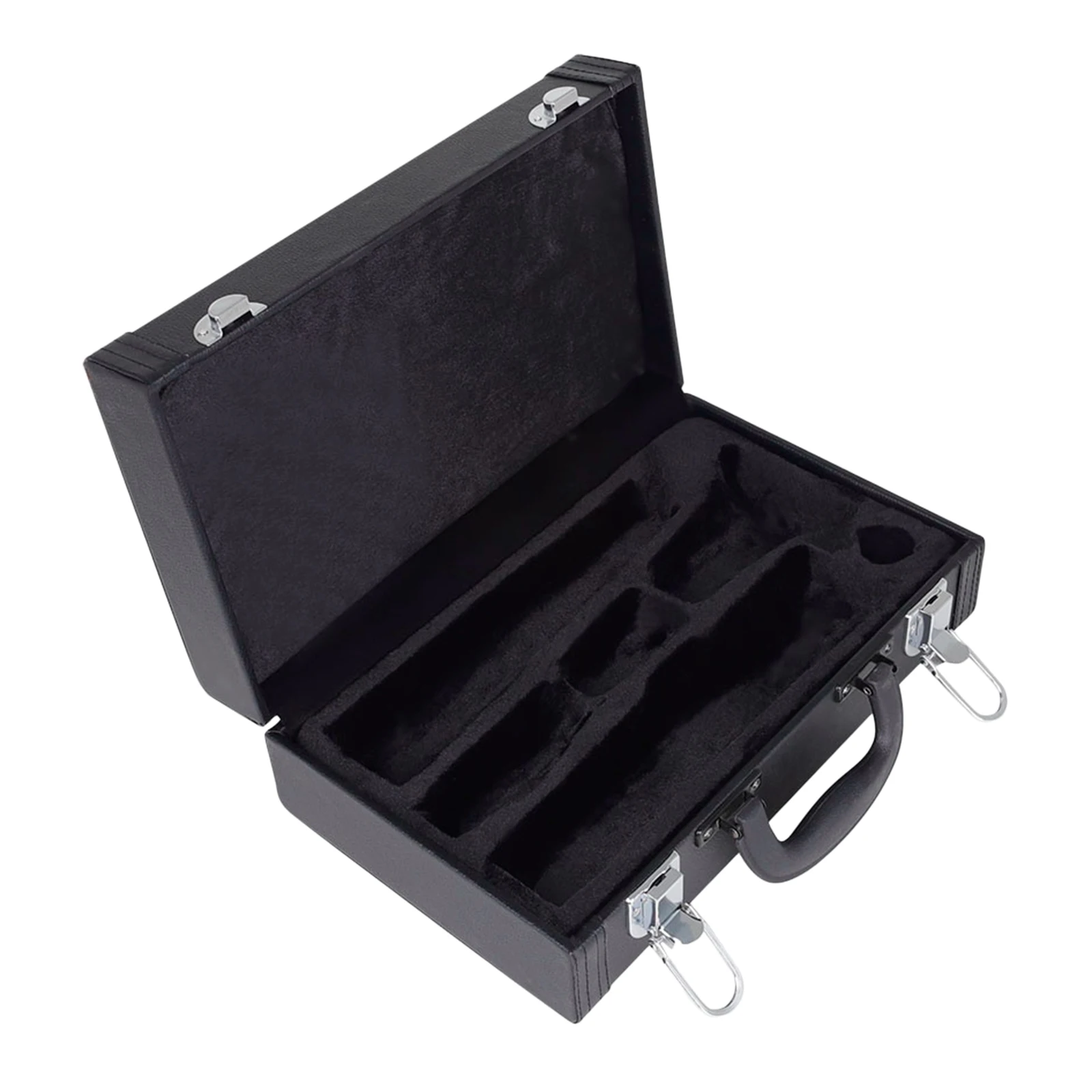 

Clarinet Storage Case Black Tube Padded Box Shockproof Easy Grip Dustproof Instruments Accessory Carrying Bag