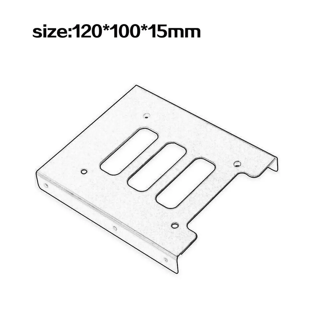 

HolderSSD Tray 2.5 inch to 3.5 inch SSD HDD Adapter Bracket Hard Drive Holder For Desktop PC