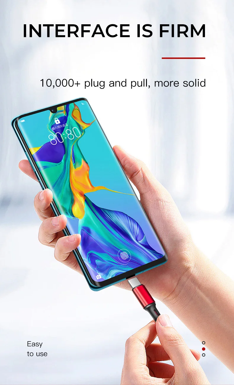 IONCT 3A Micro usb кабель для передачи данных 3 м Быстрая зарядка для iPhone Xiaomi samsung Android usb type c кабель зарядное устройство для мобильного телефона шнур провод