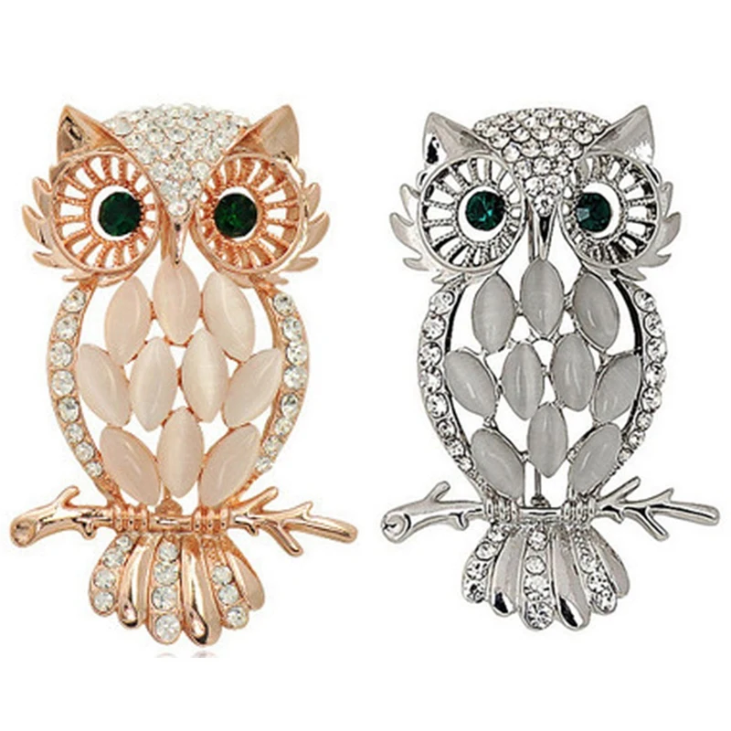 

Women's Animal Brooch Brooch Gold Color Shiny Owl Brooch Brooch Jewelry Wedding Party Jewelry Best Gift