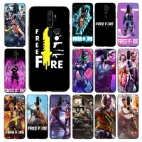 fhnblj free fire game phone case for vivo y91c y11 17 19 53 81 31 91 for oppo a9 2020