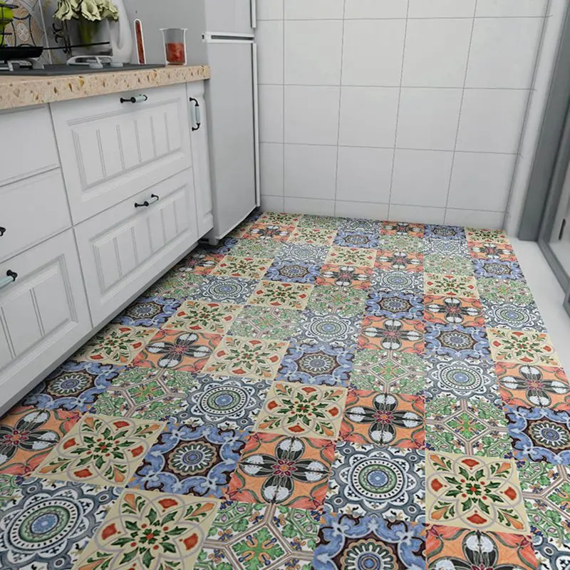 5 шт./компл. 3D Ванная Комната Водонепроницаемые Нескользящие наклейки в богемном